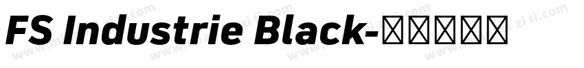 FS Industrie Black字体转换